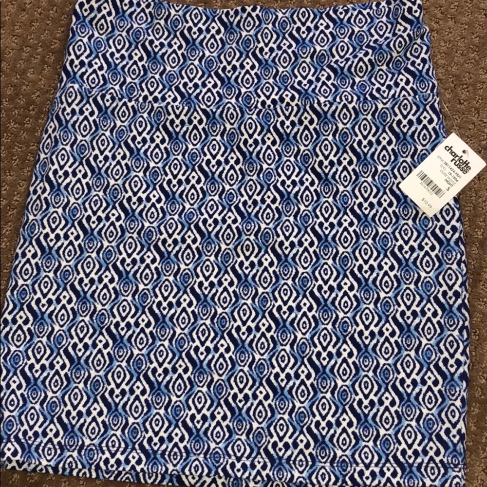 Blue Bodycon Skirt